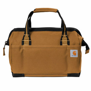 Brown Carhartt® Personalized Logo Tool Tote Things Engraved