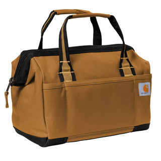 Brown Carhartt® Personalized Logo Tool Tote Things Engraved