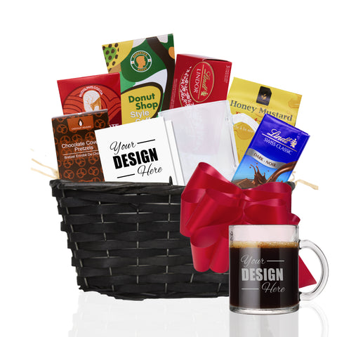 Chocolate & Coffee Gift Basket | Medium - Things Engraved