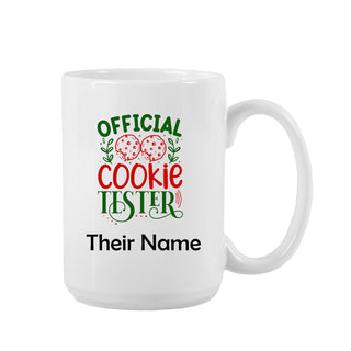 Official Cookie Tester Christmas Mug