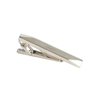 Custom Engraved Brushed Silver Tie Clip