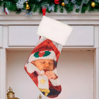 Custom Photo Christmas Stocking