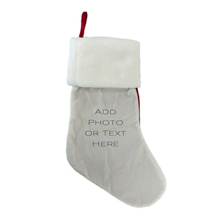 Custom Photo Christmas Stocking