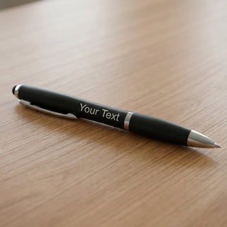 Custom Engraved Pen with Light BLK Things Engraved