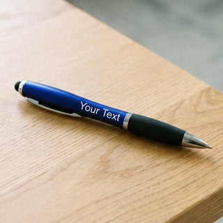 Custom Engraved Pen with Light BLU Things Engraved