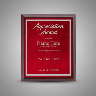 Design Your Own Custom Cherrywood Brown Plaque 9 x 12 Things Engraved