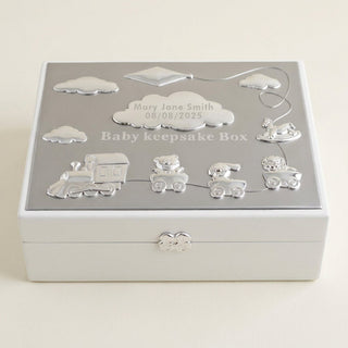 Engraved Metal Baby Keepsake Box Things Engraved