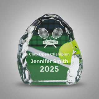 Full Colour Iceberg Award - Vertical Things Engraved