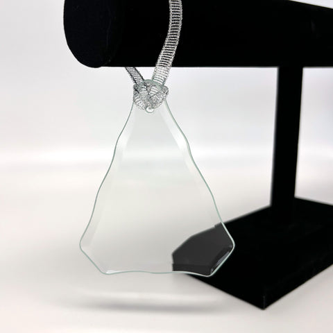 Clear Glass Christmas Ornament - Things Engraved