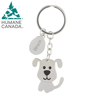 Humane Canada Pup Keychain - Things Engraved
