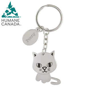 Humane Canada Cat Keychain - Things Engraved