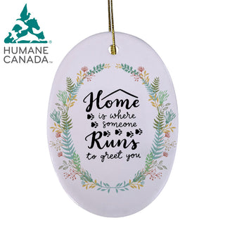 Humane Canada Ceramic Ornament - Things Engraved