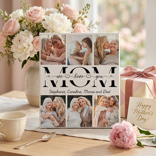 Mother's Day Gift Custom Photo Canvas Things Engraved