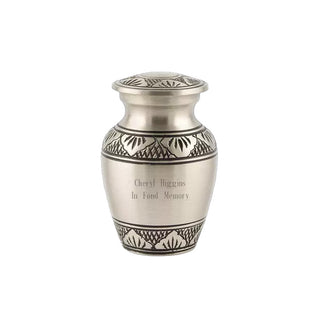 Personalized Athena Pewter Keepsake Urn