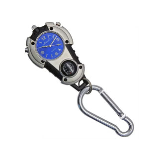 Personalized Compass & Watch Carabiner Keychain