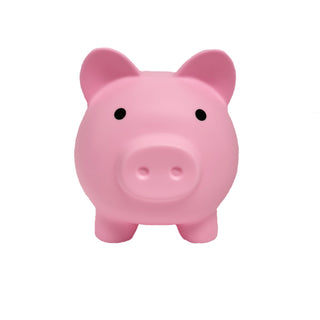 Kids' Personalized Pink Piggy Bank | Medium