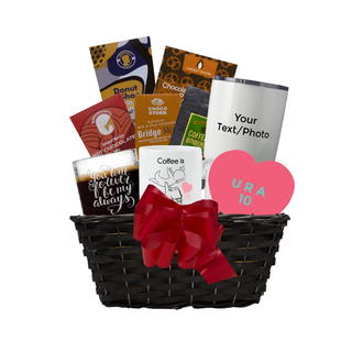 My Coffee Lover's Valentine Basket | Medium