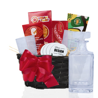 Holiday Whiskey Gift Basket | Medium