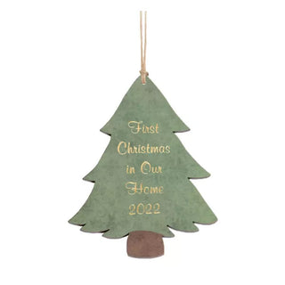 Wooden Christmas Tree Ornament