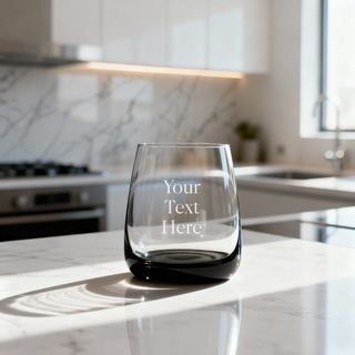 Engraved Onyx Whiskey Glass 12oz Things Engraved