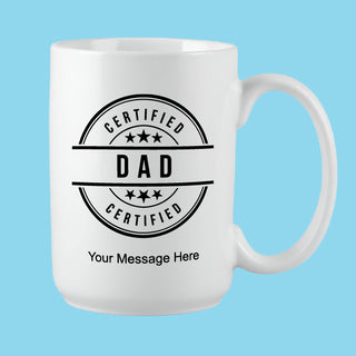 Certified Dad Mug 15 Oz