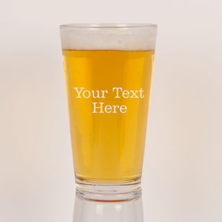 Classic Beer Pint | Custom Message or Design