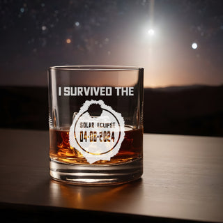 Eclipse Survivor Whiskey Glass 11 Oz