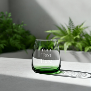 Engraved Emerald Whiskey Glass 12oz Things Engraved