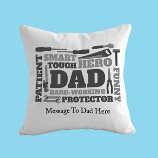 Coussin inspirant pour papa avec rembourrage