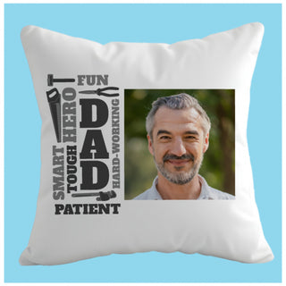 Inspirational Dad Pillow With Photo