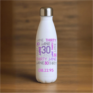 Milestone Birthday Vacuum Bottle