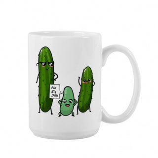 No Big Dill Ceramic Mug 15 Oz