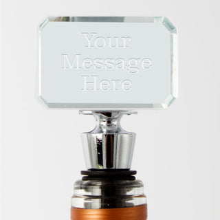 Personalized Crystal Wine Stopper