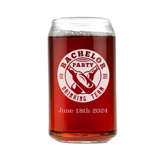 The Drinking Team Beer Glass 16 oz