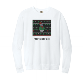 Snowman Ugly Christmas Crewneck Sweater- Adult Size