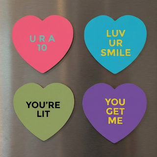 Valentine's Day Heart Magnets Things Engraved