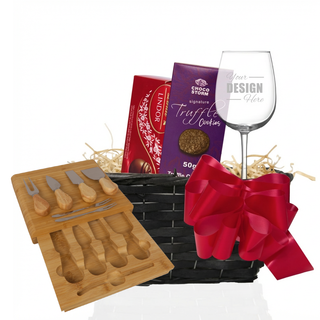 Wine Gift Basket | Medium Things Engraved