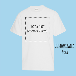 Custom Kids White T-Shirt